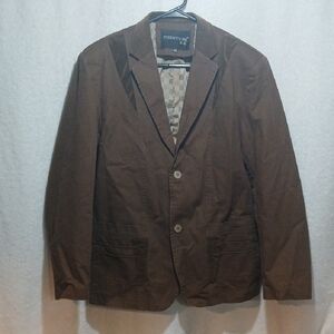 Men's Brown Two-Button Sport Coat